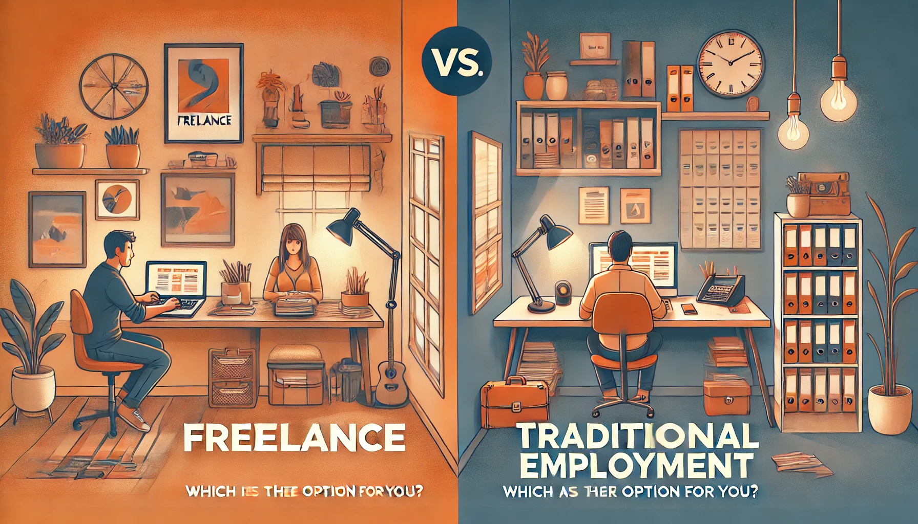 Freelance vs. Empleo Tradiciona