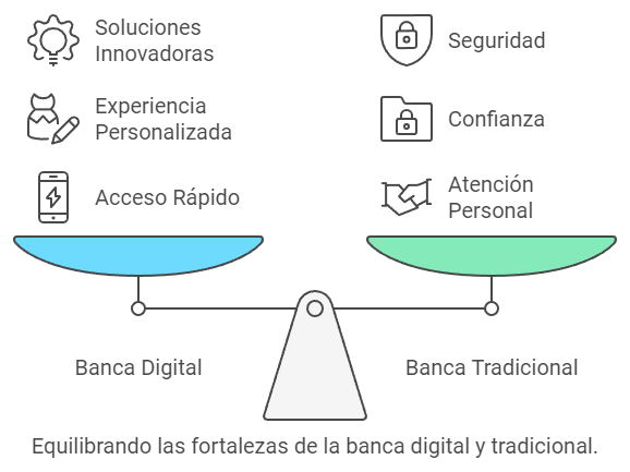 comparativa banca tradicional y digital